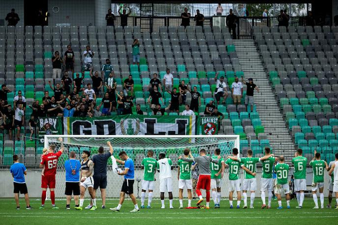 Olimpija Bravo | Olimpija je nastopila prvič po nesrečnem izpadu iz Evrope proti Sepsiju in ohranila stoodstotni izkupiček v 1. SNL. | Foto Vid Ponikvar