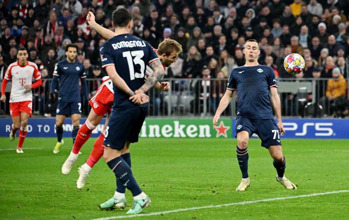 Bayern München Lazio Harry Kane | Harry Kane je zadel v 39. minuti, v sodnikovem dodatku prvega polčasa pa še Thomas Müller. | Foto Reuters