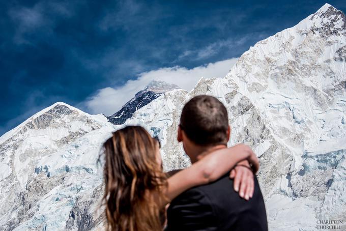 Poroka bazni tabor Everest | Foto: www.instagram.com/charletonchurchill