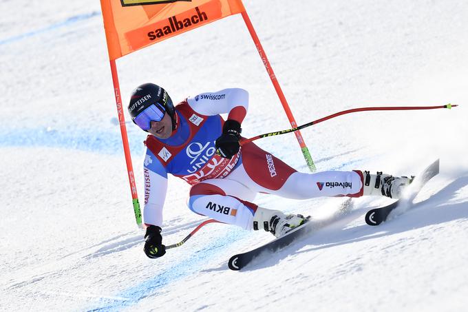 Beat Feuz, ki  je z naskokom najboljši smukač v tej sezoni svetovnega pokala, je smuk končal na drugem mestu. | Foto: Guliverimage/Getty Images