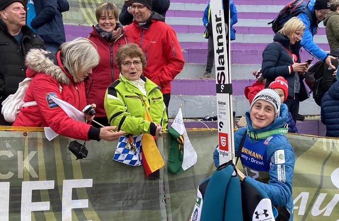 Cene Prevc je imel na novoletni turneji razlog za zadovoljstvo, potem ko se je po daljši suši spet uvrstil med dobitnike točk. | Foto: Jaka Lopatič