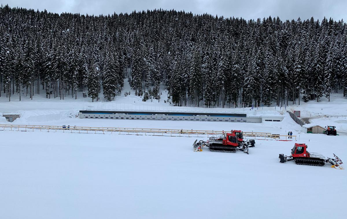 Pokljuka 2021 | Pokljuka je pripravljena na največji biatlonski dogodek leta. | Foto Telekom Slovenije