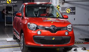 EuroNCAP: Novi renault twingo dobil štiri zvezdice za varnost