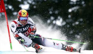 Hirscher zdržal in zmagal, Kranjec do prvih osmih točk v karieri