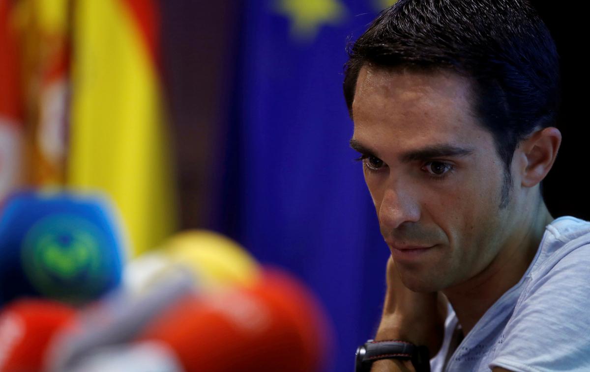 Alberto Contador | Alberto Contador je dal na dražbo svoje kolo, s katerim je leta 2011 dirkal na Giru in Tour de Franceu. | Foto Reuters