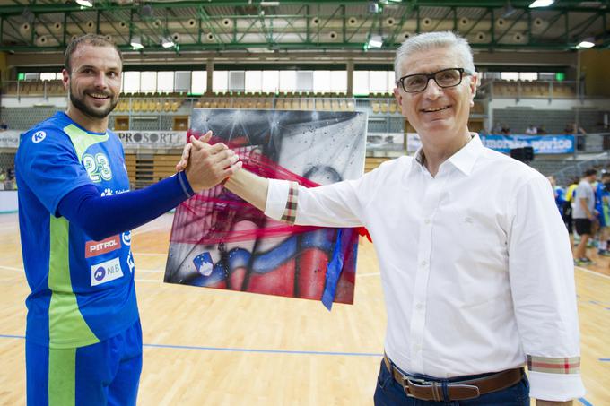 V Kopru je pred tedni postal rekorder po številu nastopov za reprezentanco. | Foto: Urban Urbanc/Sportida