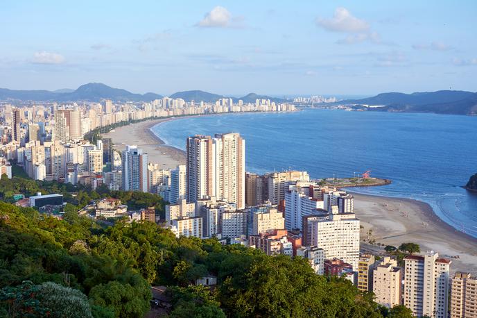 Santos, Brazilija, mesto | Brazilec Costa Neri (ki se je izdajal za Hrvata Malića) v teku policijske preiskave ni hotel izdati gesla za odklepanje svojega pametnega telefona. | Foto Shutterstock