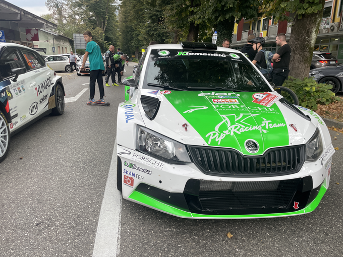 Mitja Klemenčič (škoda fabia R5) si je na zadnji preizkušnji priboril končno tretje mesto. | Foto: Gregor Pavšič