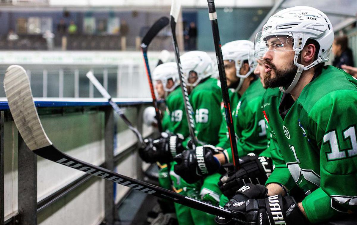 HK SŽ Olimpija - KAC II Alpska liga, 1. krog | Hokejisti Olimpije so izgubili tudi drugo tekmo in ostali brez možnosti za napredovanje v tretji krog. | Foto Grega Valančič/Sportida