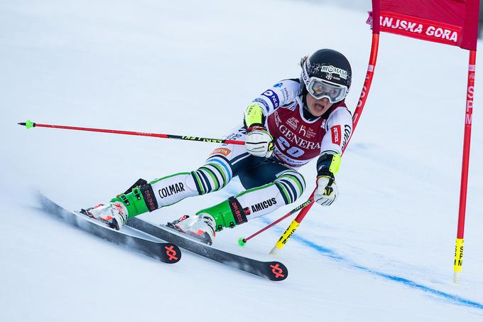 Tina Robnik na domači tekmi praznih rok | Foto: Vid Ponikvar/Sportida