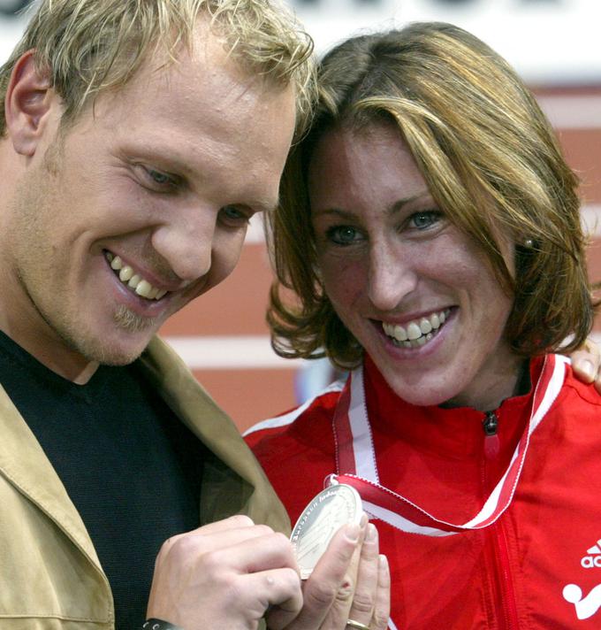 Stephanie Graf v družbi Hermanna Maierja. | Foto: Reuters