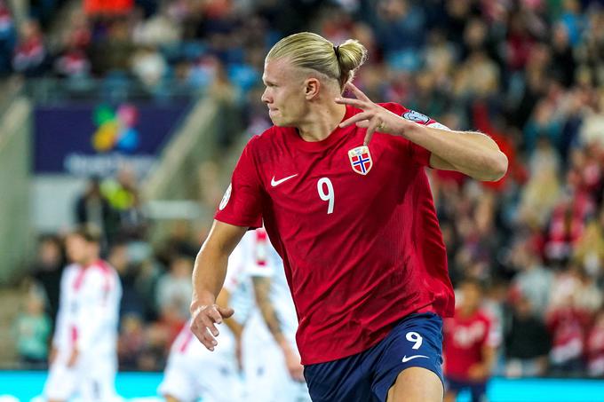 Erling Haaland ohranja Norveško v krogu kandidatov za Euro, a Skandinavci zaostajajo za Škoti in Španci. | Foto: Reuters