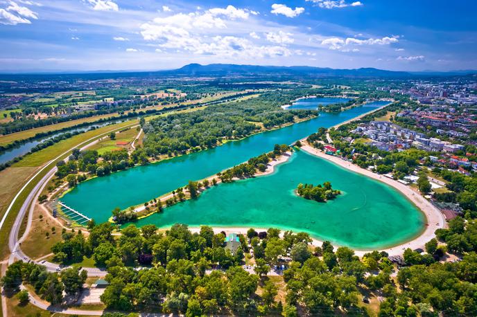 Jezero Jarun, Hrvaška | Cesta okoli jezera je dolga 6,3 kilometra. | Foto Shutterstock