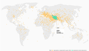 Niti četrtina Američanov ne ve, kje je Iran