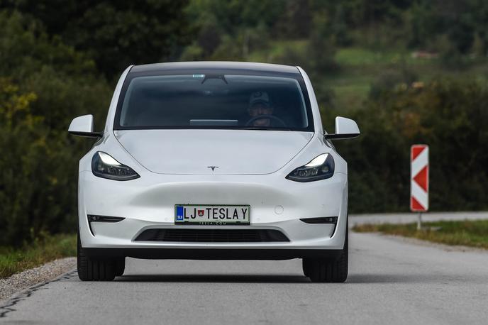 Tesla Y | Tesla je lani prodala 1,3 milijona električnih avtomobilov. | Foto Gašper Pirman