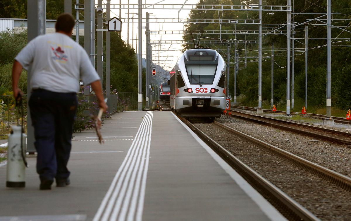 Švica, vlak, napad | Foto Reuters