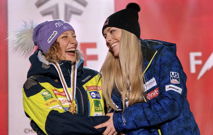 Ilka Štuhec in Lindsey Vonn | Foto: AP / Guliverimage