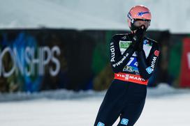 Planica ekipna tekma svetovnega prvenstva Karl Geiger