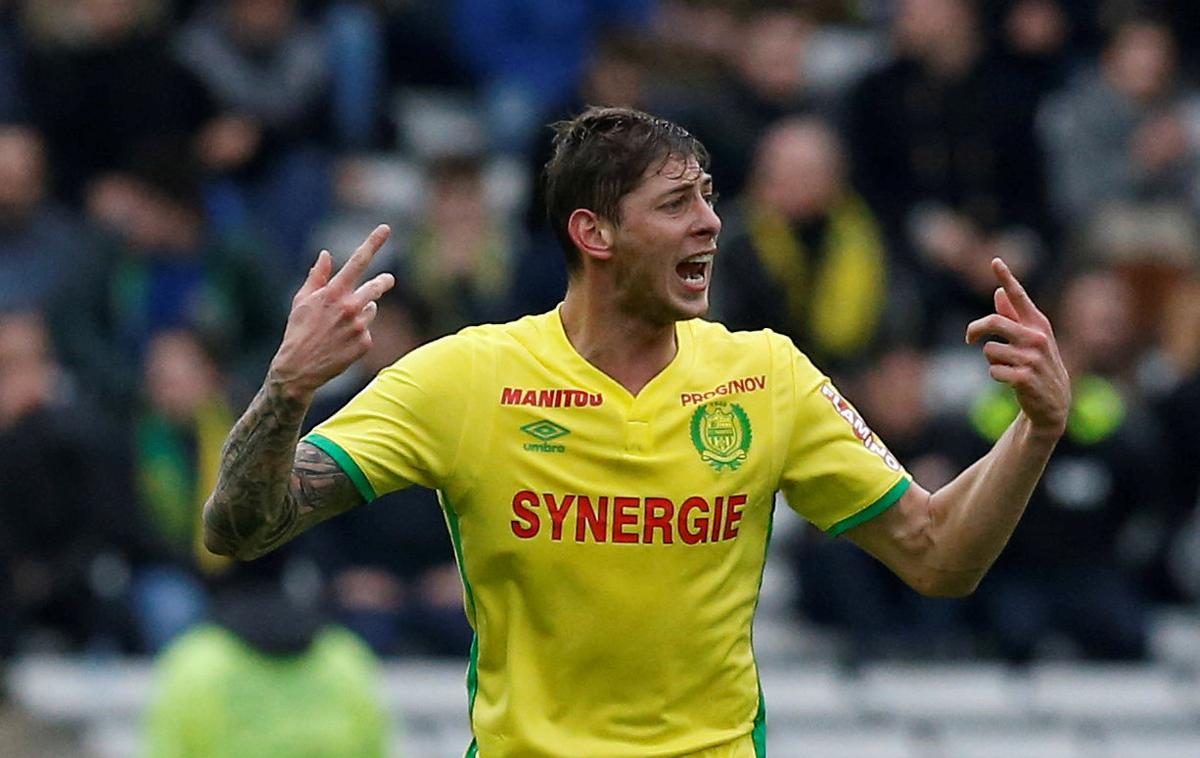 Emiliano Sala | Letalo, na katerem je bil Emiliano Sala, je izginilo v ponedeljek na poti iz Nantesa v Cardiff. | Foto Reuters