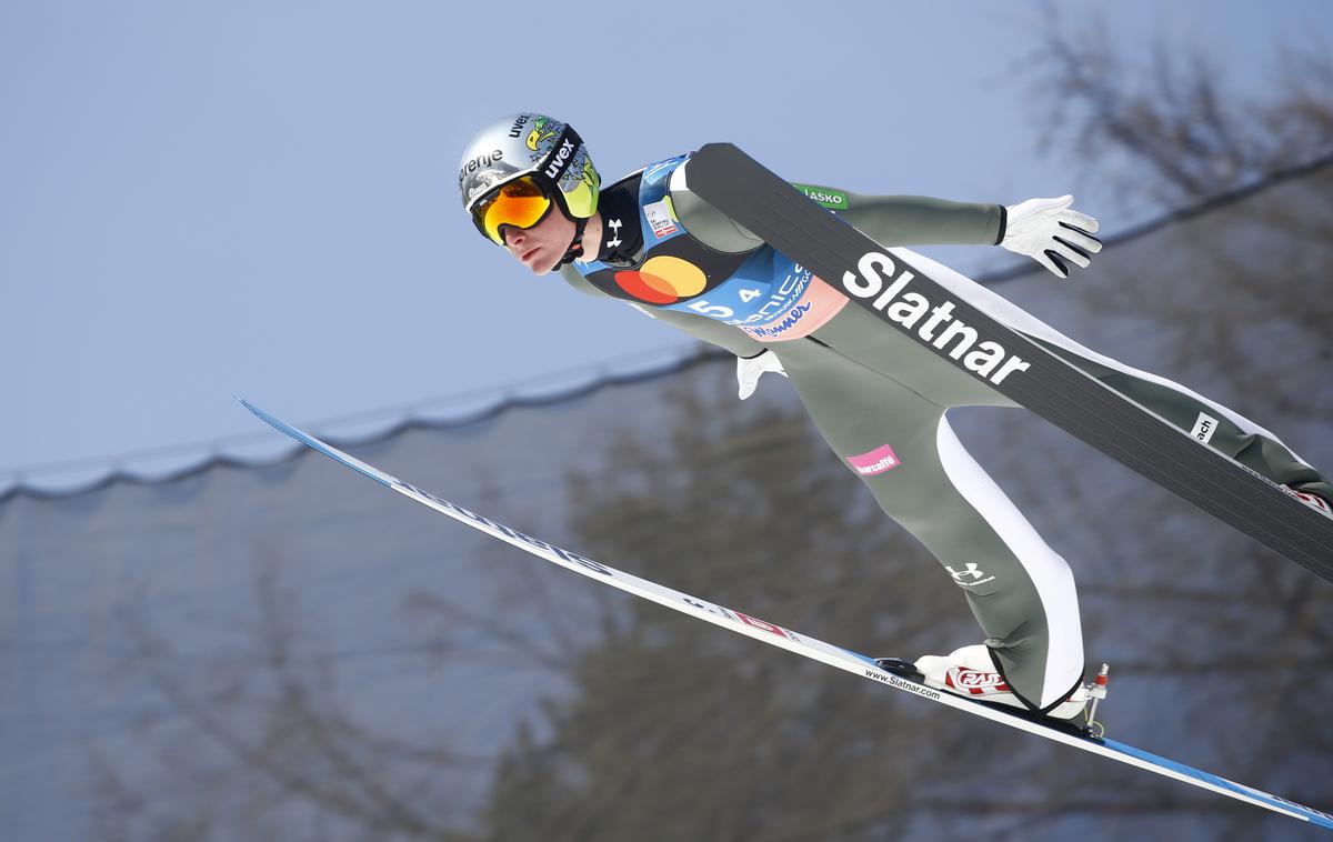 Domen Prevc | Domen Prevc je v ZDA skočil do zmage v celinskem pokalu. | Foto Guliverimage