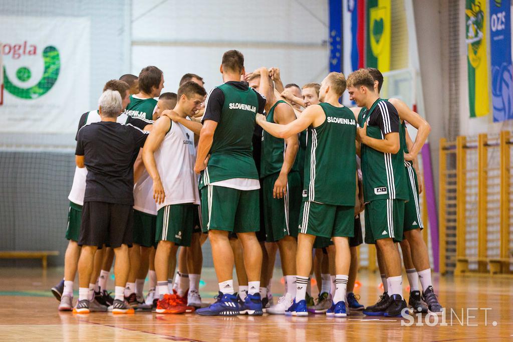 trening slovenska košarkarska reprezentanca Zreče