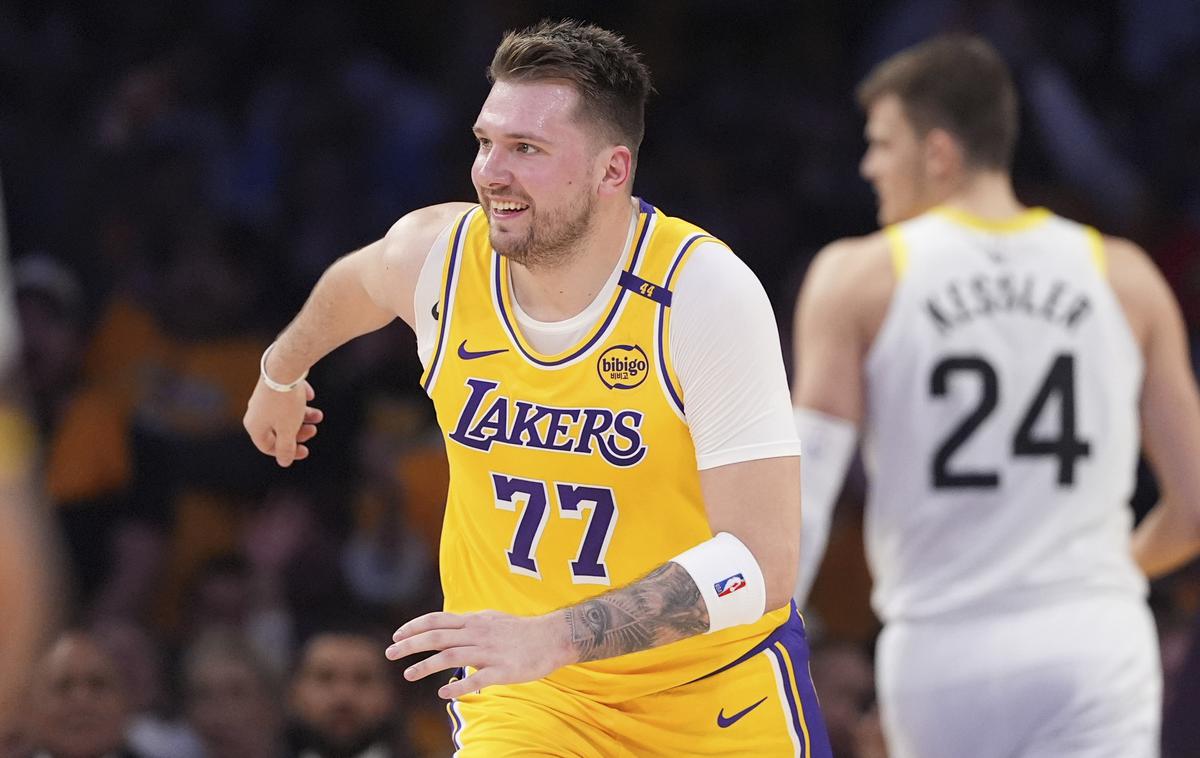 Luka Dončić | Luka Dončić je začel novo poglavje v dresu LA Lakers. | Foto Guliverimage