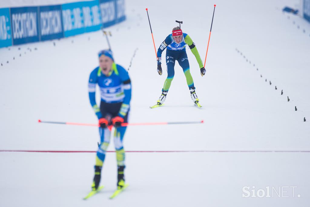 Pokljuka biatlon mešane štafete