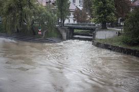 Visoka voda, poplave, dež, padavine.