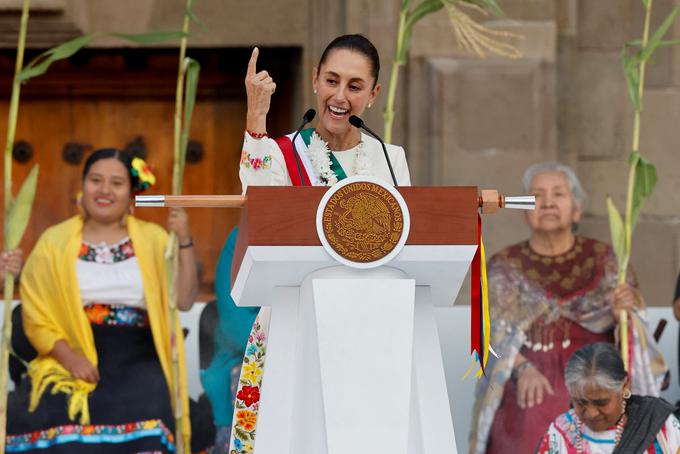 Claudia Sheinbaum, predsednica Mehike, Mehika | Foto: Reuters