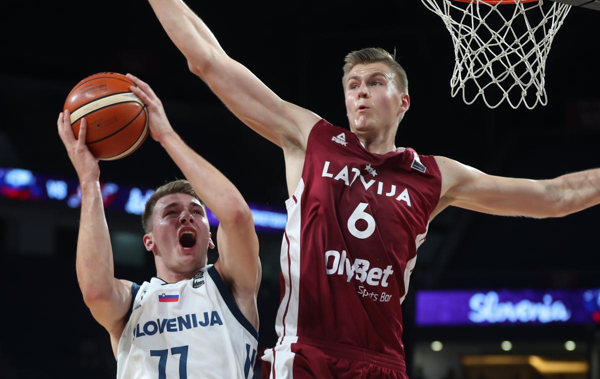 Luka Dončić Porzingis | Luka Dončić in Kristaps Porzingis sta se nazadnje srečala na evropskem prvenstvu pred letom in pol. | Foto Reuters