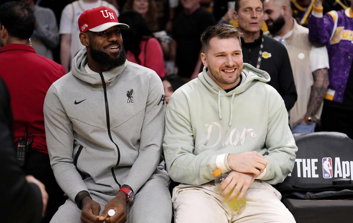 LeBron James in Luka Dončić | LeBron James in Luka Dončić  | Foto Guliverimage