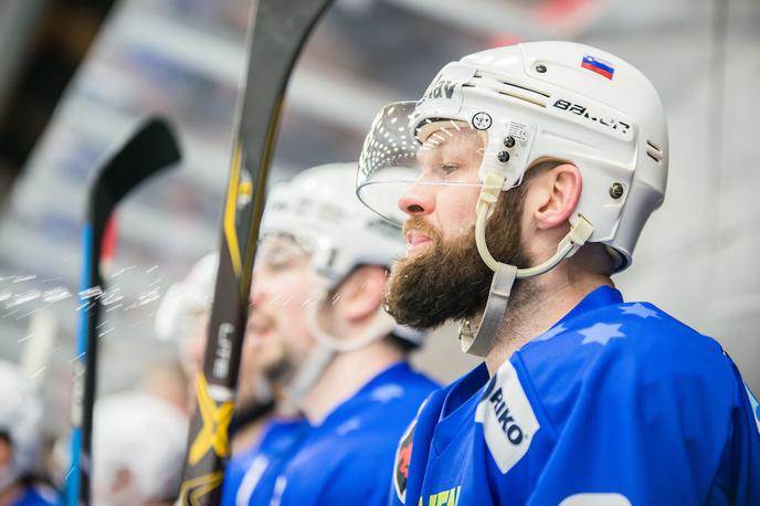 slovenska hokejska reprezentanca Slovenija Belorusija Bled Andrej Hebar | Reprezentančni napadalec Andrej Hebar bo v prihodnji sezoni v mlado ekipo Jesenic vnašal izkušnje. | Foto Peter Podobnik/Sportida