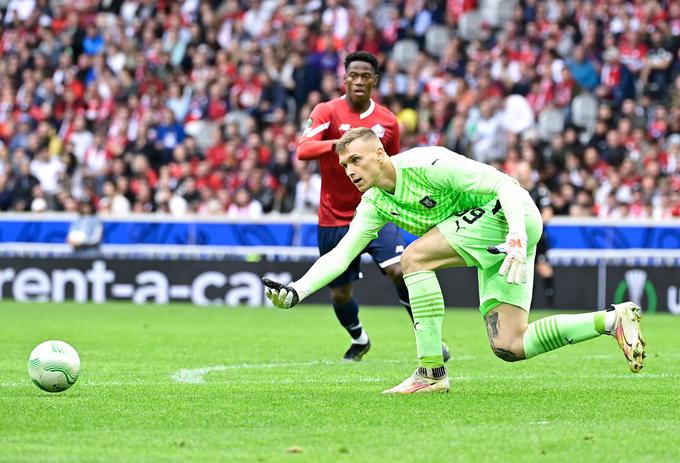 Lille je v sredo v prvem krogu skupinskega dela konferenčne lige premagal Olimpijo z 2:0. | Foto: Guliverimage