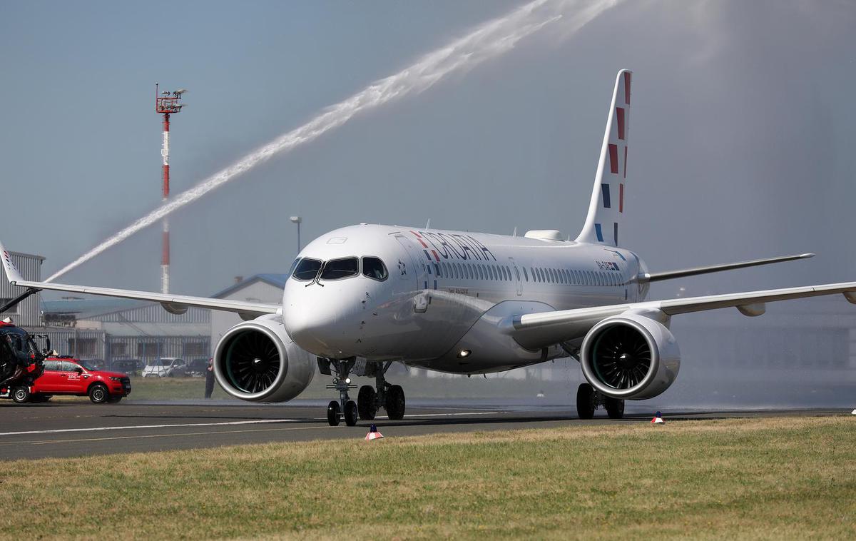 Croatia Airlines airbus A220 | Foto Željko Hladika / Pixsell