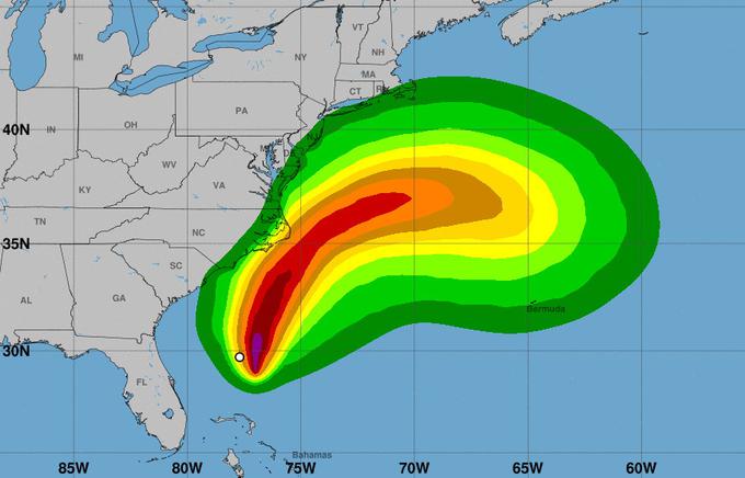 tropska nevihta Arthur | Foto: National Hurricane Center (Ameriški nacionalni center za orkane)