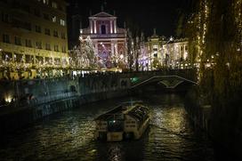 Prižig lučk v Ljubljani