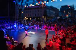 Spektakel v središču Ljubljane, pomerili se bodo v novem olimpijskem športu #foto