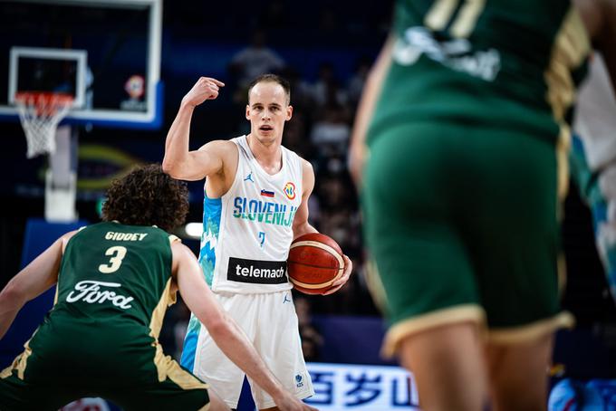 Klemen Prepelič je v prvem polčasu dosegel šest točk. | Foto: FIBA