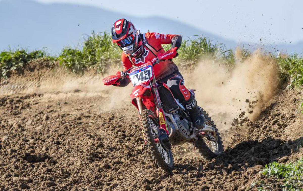 Tim Gajser testiranja Sardinija 2023 | Tim Gajser v letošnjem prvenstvu MXGP še ni nastopil. | Foto Honda Racing/ShotbyBavo