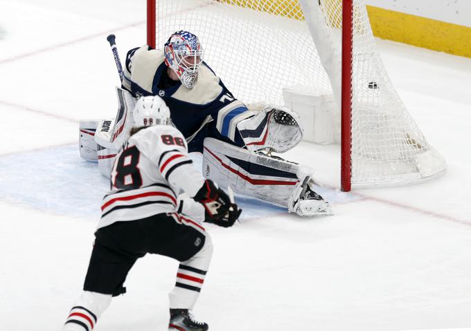 Patrick Kane je dosegel 398. zadetek v karieri. | Foto: Guliverimage/Vladimir Fedorenko