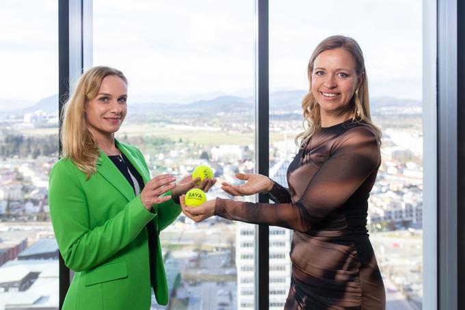 Jasna Zagrajšek (na fotografiji levo; Slopak) in Tea Starc (Tenis Slovenija).  | Foto: Vid Ponikvar/Sportida