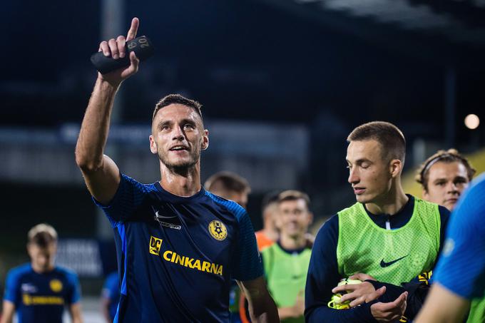 Gregor Bajde je zadel za vodstvo Celja. | Foto: Grega Valančič/Sportida