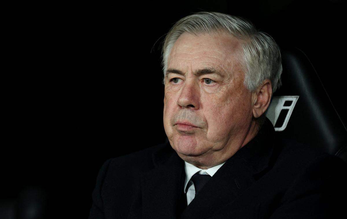 Carlo Ancelotti | Carlo Ancelotti bo proti Manchester Cityju pogrešal ogromno igralcev, največ branilcev. | Foto Reuters