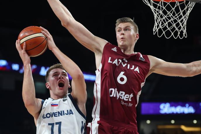 Luka Dončić Porzingis | Luka Dončić in Kristaps Porzingis sta se nazadnje srečala na evropskem prvenstvu pred letom in pol. | Foto Reuters