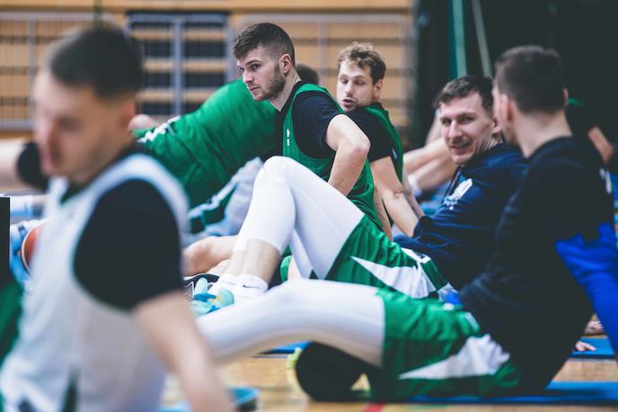 Edo Murić slovenska košarkarska reprezentanca trening | Foto Grega Valančič/Sportida