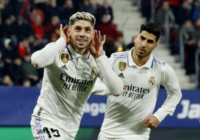 Real je v vodstvo popeljal Federico Valverde. | Foto: Reuters