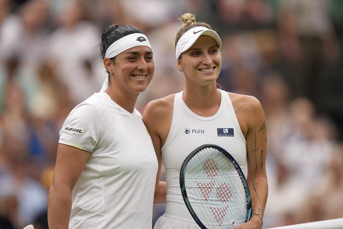 Ons Jabeur in Marketa Vondroušova. | Foto: Guliverimage