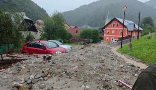 Znova poplavljalo v Črni in drugod na Koroškem