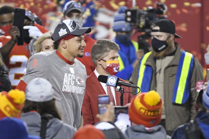 Patrick Mahomes bo 8. februarja poskušal ubraniti naslov. | Foto: Guliverimage/Vladimir Fedorenko