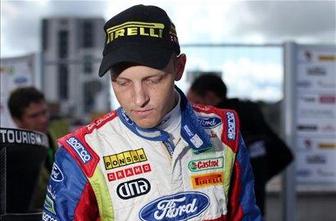 Hirvonen s Fiesto S2000 v Monaku